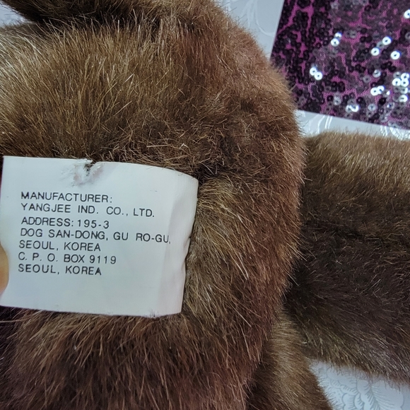 Vintage Christmas Holiday Moose Reindeer Plush with Sweater Yangjee - Picture 11 of 12